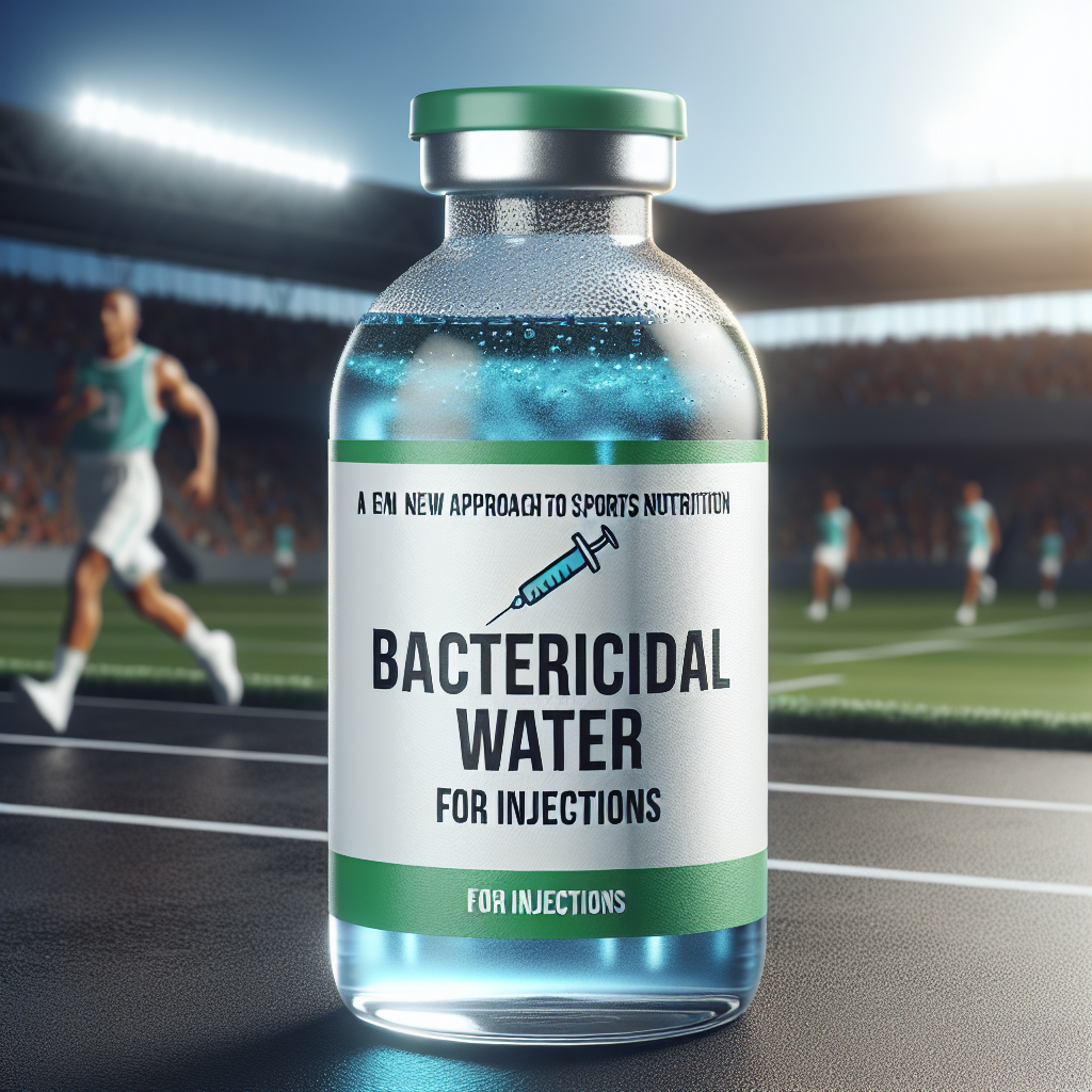 Acqua battericida per iniezioni: un nuovo approccio alla nutrizione sportiva